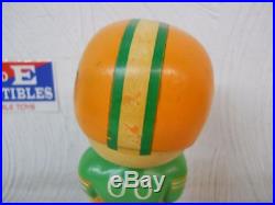 Vintage 1960's NFL Green Bay Packers Japan Bobblehead Nodder Square Base