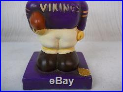 Vintage 1960's NFL Minnesota Vikings Japan Bobblehead Nodder Square Base