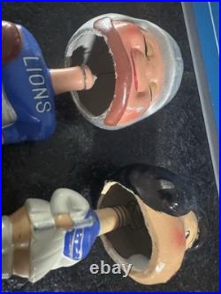 Vintage 1960's NFL Set Of Detroit Lions Kissing Nodders With Player &Cheerleader Vintage 1960's NFL Set Of Detroit Lions Kissing Nodders With Player &Cheerleader