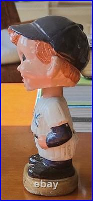 Vintage 1960's NY Yankees Bobblehead Sports Specialties Japan Gold Base Original