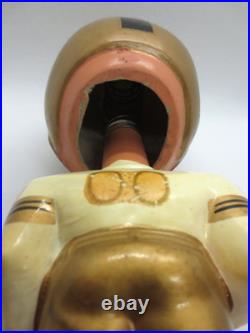 Vintage 1960's New Orleans Saints Football Gold Base Nodder BobbleheadRESTORED