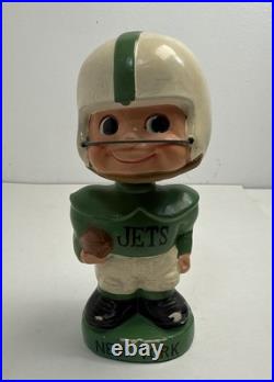 Vintage 1960's New York Jets Football Team Bobblehead Head Nodder Bank Vintage 1960's New York Jets Football Team Bobblehead Head Nodder Bank