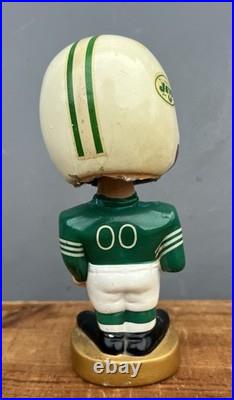 Vintage 1960's New York Jets Gold Base Bobblehead Pro Novelty Chicago Japan