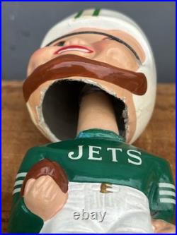 Vintage 1960's New York Jets Gold Base Bobblehead Pro Novelty Chicago Japan