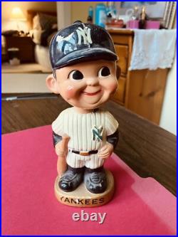 Vintage 1960's New York Yankees Bobblehead Sports Specialties Japan Orig Owner
