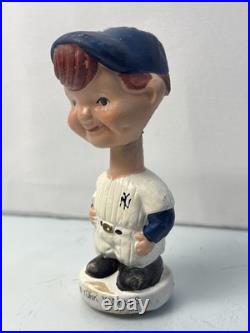 Vintage 1960's New York Yankees Mini Bobblehead Nodder Japan 5 AS IS Repair