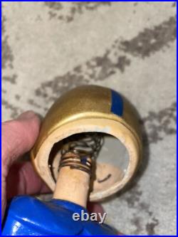Vintage 1960's Notre Dame Bobblehead Vertical Ball Nodder Fighting Irish