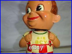 Vintage 1960's Original Bob's Big Boy Bobble Head Nodder Advertising toy
