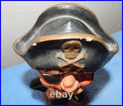 Vintage 1960's PITTSBURGH PIRATES Bobblehead Nodder Patch Scar Square Base