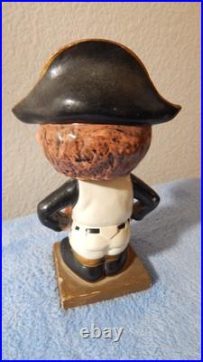 Vintage 1960's PITTSBURGH PIRATES Bobblehead Nodder Patch Scar Square Base