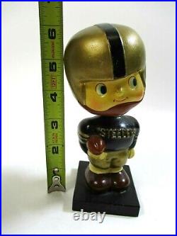 Vintage 1960's Pittsburgh Steelers Bobblehead Made In Japan Square Base / Rare
