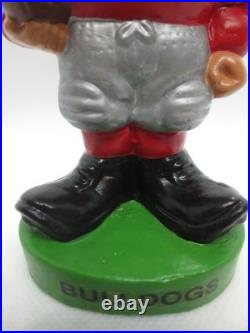 Vintage 1960's SEC Georgia Bulldogs Toes Up Football Bobblehead NodderCUSTOM