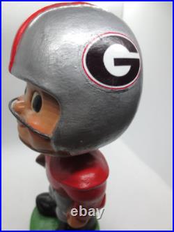 Vintage 1960's SEC Georgia Bulldogs Toes Up Football Bobblehead NodderCUSTOM