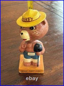 Vintage 1960's SMOKEY BEAR Bobblehead Nodder Japan Prevent Forest Fires