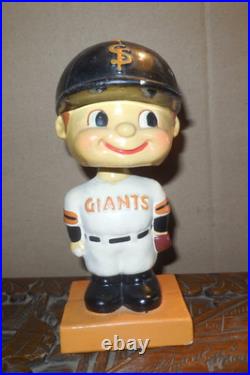 Vintage 1960's San Francisco Giants Nodder Bobblehead /Orange Base