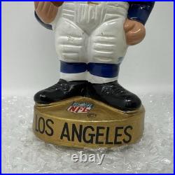 Vintage 1960's Sports Specialties LOS ANGELES RAMS BOBBLE HEAD Nodder Gold RARE
