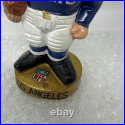 Vintage 1960's Sports Specialties LOS ANGELES RAMS BOBBLE HEAD Nodder Gold RARE
