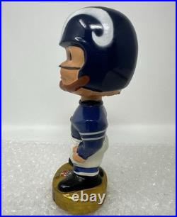 Vintage 1960's Sports Specialties LOS ANGELES RAMS BOBBLE HEAD Nodder Gold RARE