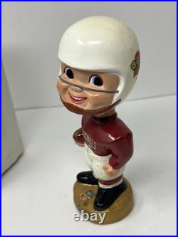 Vintage 1960's St. Louis Cardinals NFL Football Bobblehead In Box