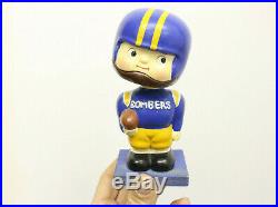 Vintage 1960's Winnipeg Blue Bombers CFL Nodder Bobblehead Football Collectible