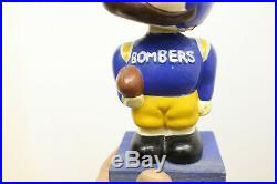 Vintage 1960's Winnipeg Blue Bombers CFL Nodder Bobblehead Football Collectible