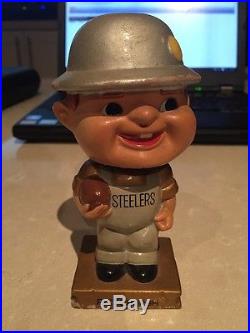 Vintage 1960's bobble Pittsburgh Steelers Kissing bobblehead nodder Vintage 1960's bobble Pittsburgh Steelers Kissing bobblehead nodder