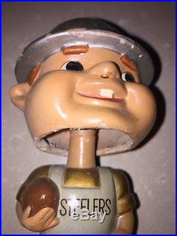 Vintage 1960's bobble Pittsburgh Steelers Kissing bobblehead nodder Vintage 1960's bobble Pittsburgh Steelers Kissing bobblehead nodder