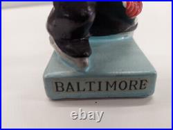 Vintage 1960s Baltimore Clippers AHL Hockey Bobblehead Blue Base