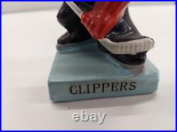 Vintage 1960s Baltimore Clippers AHL Hockey Bobblehead Blue Base