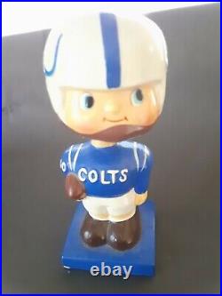 Vintage 1960s Baltimore Colts Bobble Head Doll NODDER Figurine-Very Nice