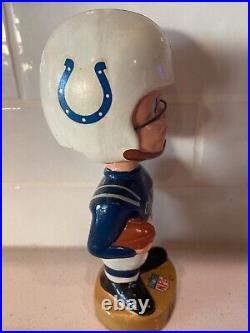 Vintage 1960s Baltimore Colts Bobblehead Nodder 1965 Gold Base Japan