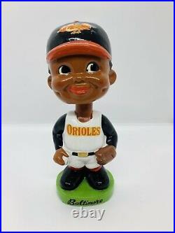 Vintage 1960s Baltimore Orioles Black player Bobblehead Nodder Gem