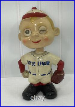 Vintage 1960s Baseball Catcher Bobblehead Nodder Blinking Eyes Ace Japan