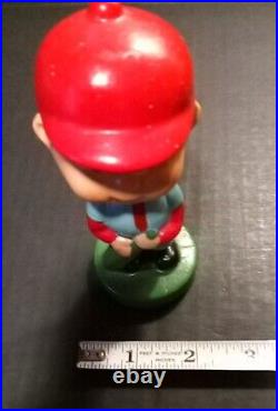 Vintage 1960s Baseball Nodder Bobblehead Red Hat Made In Japan