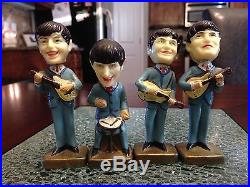 Vintage 1960s Beatles Bobbleheads Mascots Originals Rock N Roll Hall Of Fame
