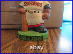 Vintage 1960s Black Boy Washington Senators bobblehead Green Base Japan