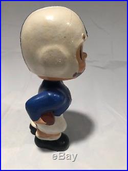 Vintage 1960s Blinky Eye Little Pro Football Bobbing Head Nodder Bobblehead Doll