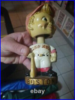 Vintage 1960s Boston Red Sox Bobblehead Nodder Gold Base Rare