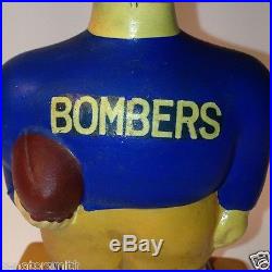 Vintage 1960s CFL Canadian Football Bobbing Head Bobble Winnipeg Blue Bombers