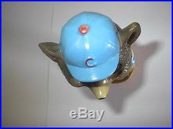 Vintage 1960s Chicago Cubs Gold Base Baseball Bobble Head Nodder Bobblehead