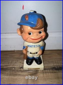 Vintage 1960s Chicago Whitesox White Square nodder bobblehead Japan