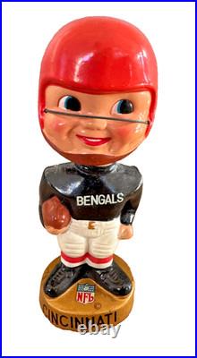 Vintage 1960s Cincinnati Bengals Bobblehead Doll Sports Specialties High Grade