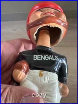 Vintage 1960s Cincinnati Bengals Bobblehead Doll Sports Specialties High Grade