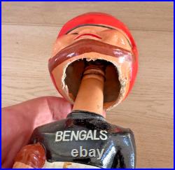 Vintage 1960s Cincinnati Bengals Bobblehead Doll Sports Specialties High Grade