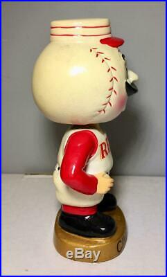 Vintage 1960s Cincinnati Reds Mascot Bobblehead with Original Box JAPAN