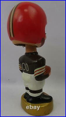 Vintage 1960s Cleveland Browns Nodder Bobble Head Gold Base