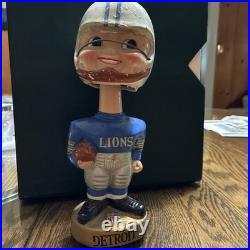 Vintage 1960s Detroit Lions Sports Specialties Nodder Bobblehead