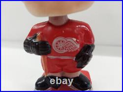 Vintage 1960s Detroit Red Wings MINI Bobblehead Mint