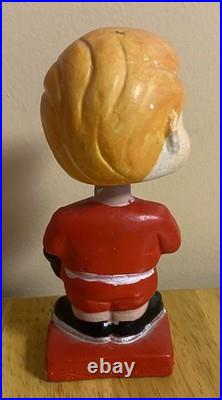 Vintage 1960s Detroit Red Wings Mini Bobblehead Nodder Gordie Howe Era