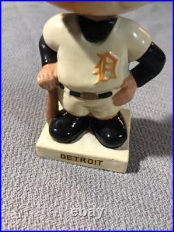 Vintage 1960s Detroit Tigers Mascot Bobblehead Nodder Japan Tiger Face Cracked